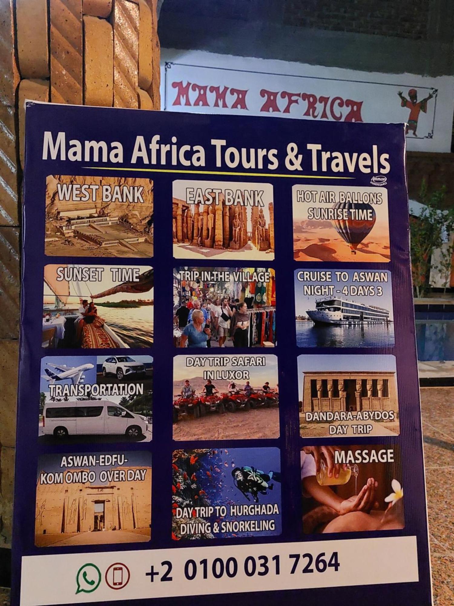Mama Africa Apts & Studios Luksor Dış mekan fotoğraf